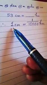 Convert cm. into hm.