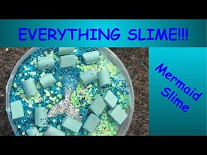 Mermaid Slime- 2-Toned, Java Chip Add-Ins, Charms