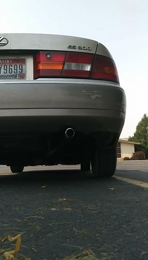 1997 Lexus es300 with a cat back straight pipe