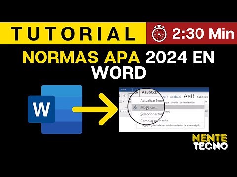 Normas APA Séptima Edición en Word | FACIL Y RAPIDO!!!
