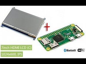 Waveshare 7" ips touch screen and Raspberry Pi zero W with OSMC