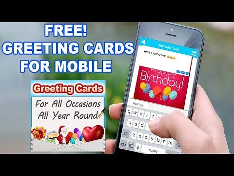 How to create greeting cards for FREE on mobile - iPhone, iPad & iPad mini!