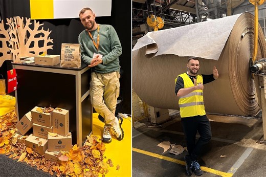 Il transforme des feuilles mortes en papier et en carton, le pari fou de Releaf Paper