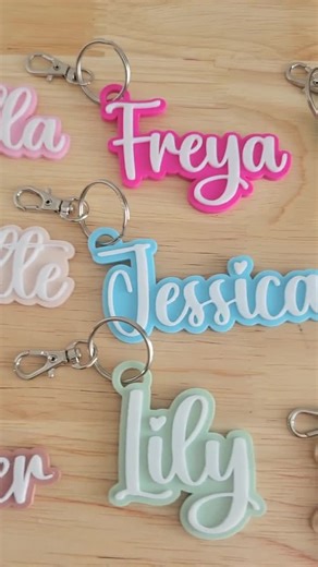 Personalized Name Keychain: Kids Backpack Tag - Etsy