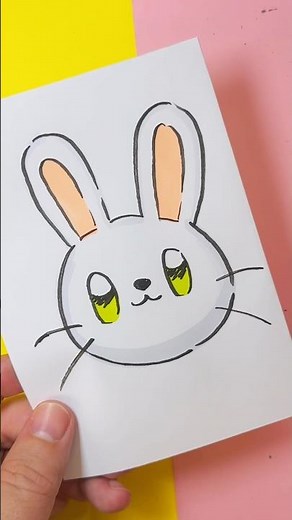 How to draw a kawaii rabbit step by step