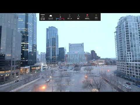 Calgary Downtown Timelapse - Sun Nov 23, 2025