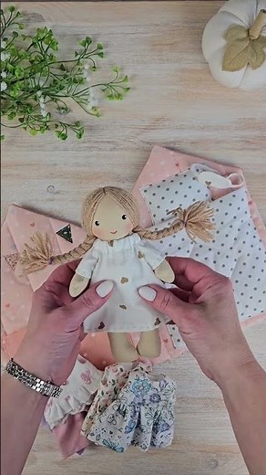 Dollhouse Sewing Pattern PDF | Mini Fabric Doll House Tutorial #sewingpattern #dollhouse #doll