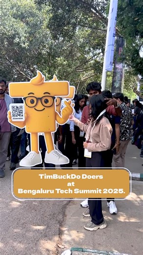 Timbuckdo on Instagram: "This year’s Bengaluru Tech Summit was a reminder of what young people can achieve when you give them real responsibility and trust them with real work. Over three days, 200+ student DOers stepped into one of Asia’s largest tech summits and handled operations with the kind of professionalism you’d expect from seasoned teams. They supported 20+ stalls, helped manage a footfall of over 50,000 people and worked across tasks that kept the entire event running smoothly. They t