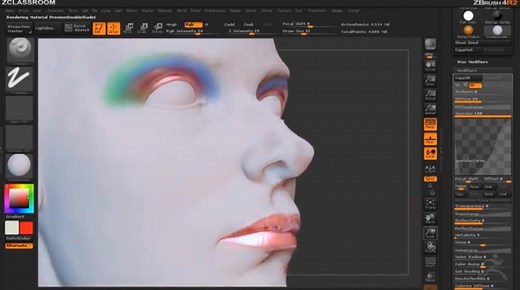 zbrush材质教程
