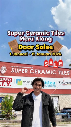 🚪✨ DOOR SALES PALING LENGKAP DI MERU KLANG! ✨🚪 Nak pintu custom ikut citarasa, atau pintu ready stock terus pasang? Semua ada dekat Super Ceramic Tiles Meru Klang! 🏠🔥 ⭐ HERO HIGHLIGHT – CUSTOM DOOR (MERU EXCLUSIVE) ✔ Design ikut pilihan ✔ Saiz ikut rumah korang ✔ Ready Stok : Terus Beli, Terus Pasang! 👉 Pintu custom hanya ada di Super Ceramic Meru Klang! 🪟 PREMIUM GLASS & DOOR SYSTEM ✨ Ultra Slim Swing Door (Reeded Clear Glass) – dari RM1530 ✨ Swing Door Laminated Glass – dari RM1135 ✨ Han