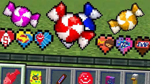 Candy Hearts Add Sweet Powers in Minecraft