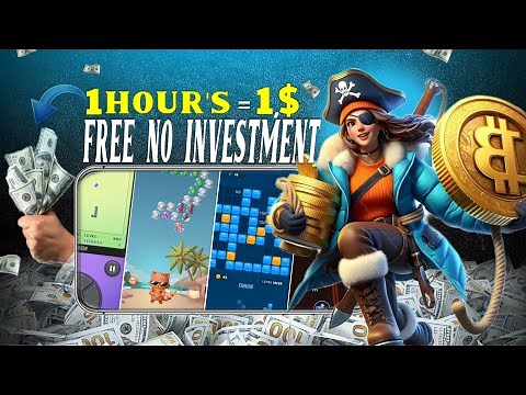 FREE NO INVESTMENT | EARN 1$ IN 1 HOUR'S WITH THESE TOP 7 EASY PLAY TO EARN GAME'S ‪@NFTwisdom‬