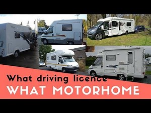 What Motorhome can I drive on my licence?