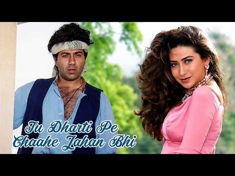 Tu Dharti Pe Chaahe Jahan Bhi Rahegi | Sunny Deol | Karisma | Jeet Movie | 90's Songs
