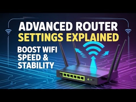 Advanced Router Settings Explained Boost WiFi Speed & Stability