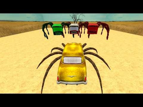 Hungry Car And Bus Eater In Maze Gmod Episode 5