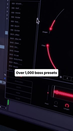 Still fighting the bass mix every session? 🔥 Meet QUAKE, a bass engine built to hit right away. 1,000 Presets ready to slap straight out the box If you’re looking for something clean, distorted, chaotic, or subby, QUAKE has every type of bass you could need. Inside QUAKE: ✅ 1,000 pro-designed 808s & basses ✅ Instantly usable in any mix ✅ Custom controls if you wanna dial it deeper ✅ Drag in your own samples and manipulate them with ease If you’re tired of spending more time fixing bass than mak
