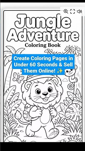 How to create coloring pages| Canva+Etsy+KDP #tutorial