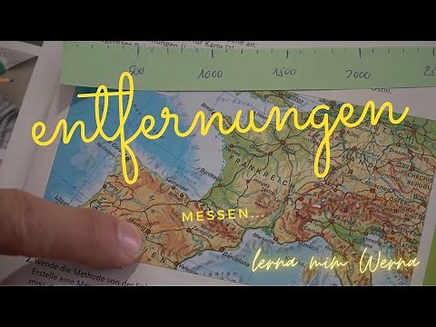 Landkarte - Maßstab - Entfernungen messen - so geht´s!