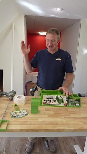 💥Drywall Taping Tools are Helpful💥 I know there seems to be 100s of helpful drywall and painting tools out there 😄 But I thought these ones from Buddy Tools were great & affordable 1. Electrical Box Drywall Marker Tool ⚡⚡- Simply insert into electrical box and allow pointer to stick through drywall 😄 No meauring or guessing 2. Drywall curved Scooper 🔥🔥 Its the simple things that help the most! 3. Drywall mixing paddle 🌟🌟 Rubber coated & smaller diameter 4. Drywall Taping tool 💥💥 - Easy