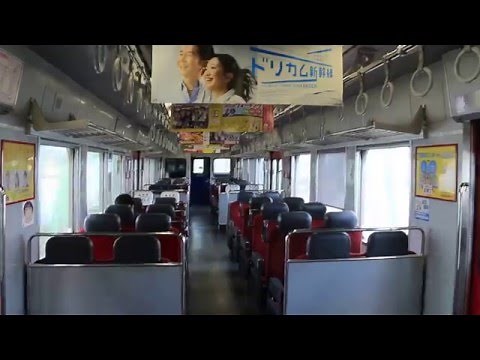 JR鹿児島本線 813系車内風景 JR Kagoshima Main Line (2016.2)