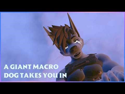 Furry ASMR - A Giant Macro Dog Takes You In