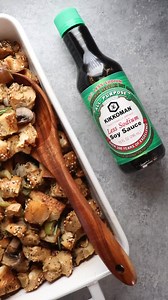 Three magic words: Everything Bagel Stuffing. Certified crowd-pleaser, and it makes for delicious leftovers. 🥯🤤 Try the recipe here: https://bit.ly/3YC96WY | Kikkoman's Kitchen