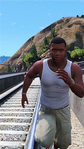 Train Track Challange For 100000000 $ #gta #shortvideo