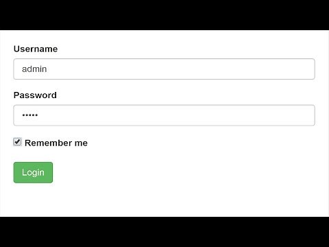 PHP Login Script with Remember me Login Details