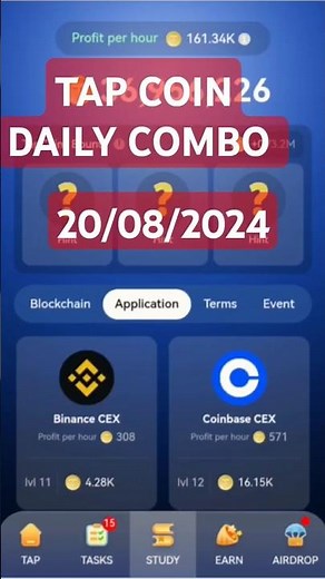 Tap coin daily combo #tapcoin #tapcoinbounty #crypto #satyawapc