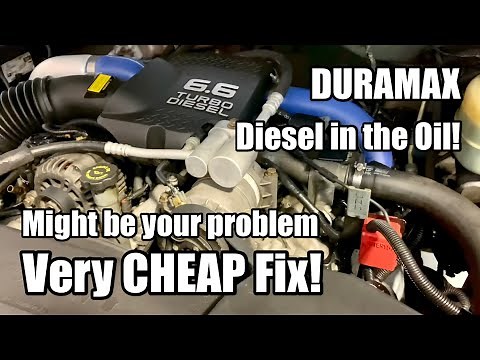 Diesel in the Oil! - Injector Return Line Issue - ‘02 2500HD Duramax