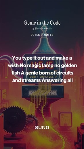 ChaGPT Genie in a Bottle #foryou #suno #chatgpt #aimusic