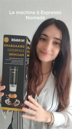 GaellaElga on Instagram: "☕Machine à expresso Nomade🤎 Fan 😍 un café où tu veux quand tu veux ! 👉🏻 Si toi aussi tu veux une machine à café de qualité trop pratique, légère, petite à emporter partout, avec une grande autonomie de 200 cafés, la possibilité d'être compatible avec les dosettes Nespresso, Dolce Gusto et café moulu, d'être facile à utiliser avec un seul bouton, j'ai un code promo pour toi 🫶🏻 🤎 Pour l'achat de deux machines une réduction de -40 euros et livraison gratuite en euro