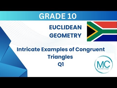 Intricate examples of congruent triangles Q1