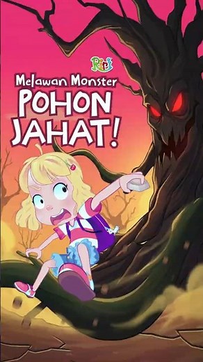Melawan Monster Pohon Jahat! #hantu #animasi #dongeng