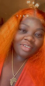 I decided to try orange hair🫣❤️ | Ebony Suezanna
