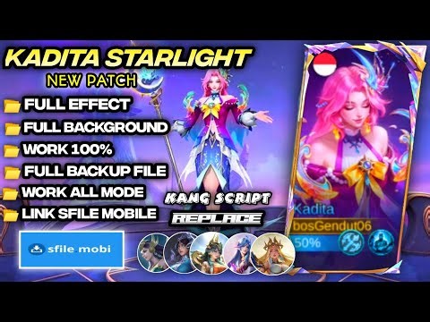 Script Skin Kadita Starlight - Maiden of the Tide No Password | Full Effect Voice | Patch Terbaru