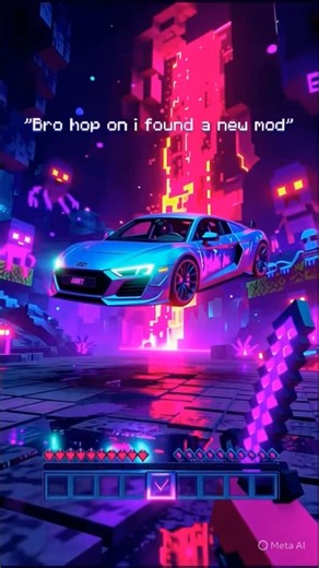 Minecraft BUT AUDI Appeared 😱 #ai #audi #edit