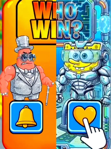 Rick Spongebob vs Cyber Robot PatrickStar Showdown