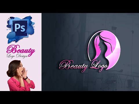 How to make a beauty logo design using Adobe Photoshop
