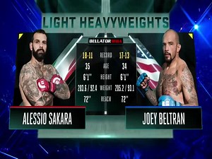 Alessio Sakara vs Joey Beltran Bellator 168 Full Fight