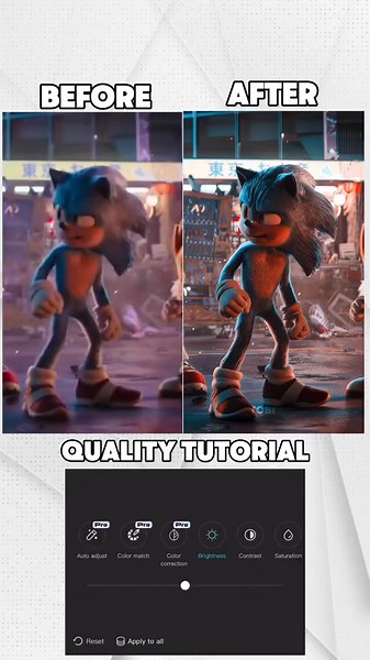 CapCut Quality Tutorial Before and After