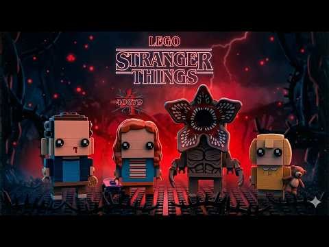 NEW LEGO Stranger Things 40879: Eleven, Max, Holly & Demogorgon! 🧇🔦 Full Build
