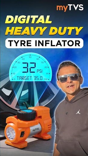 Best Car Tyre Inflator in India 2026 | myTVS TI-88 Air Thunder Digi | In English #BestTyreInflator