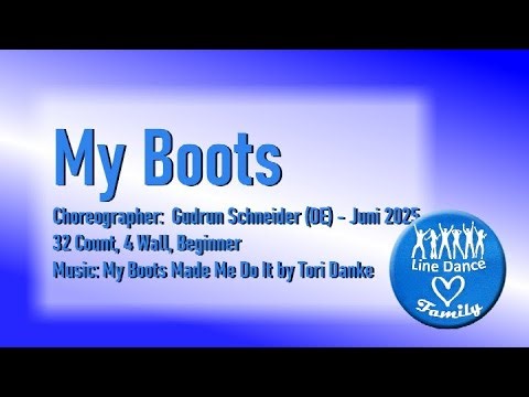 Linedance - My Boots - Demo & Teach