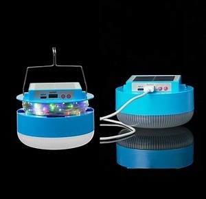 [Hot Item] LED Rechargeable Solar Camping Light with 10m String Lights