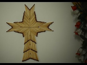 Matchstick Art and Crafts | Matchstick Wall Hanging Craft Ideas