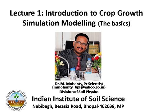 The basics of crop simulation modelling - lecture