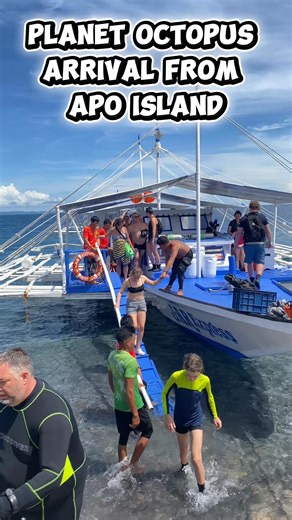 Planet Octopus 🐙 just returned from Apo Island with big smiles after two amazing dives! 🌊🐠🐢 Hope you all had a wonderful time exploring the beautiful marine sanctuary! 💙 | Thalatta Resort