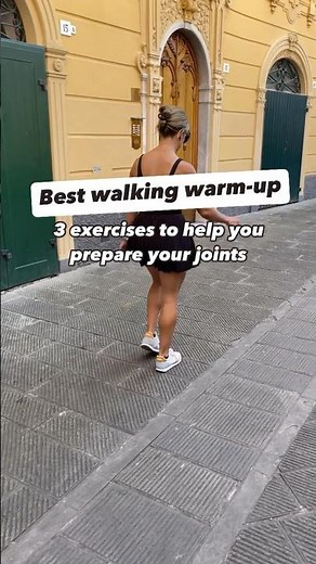 3 quick exercises for best walking warm up for your joints!